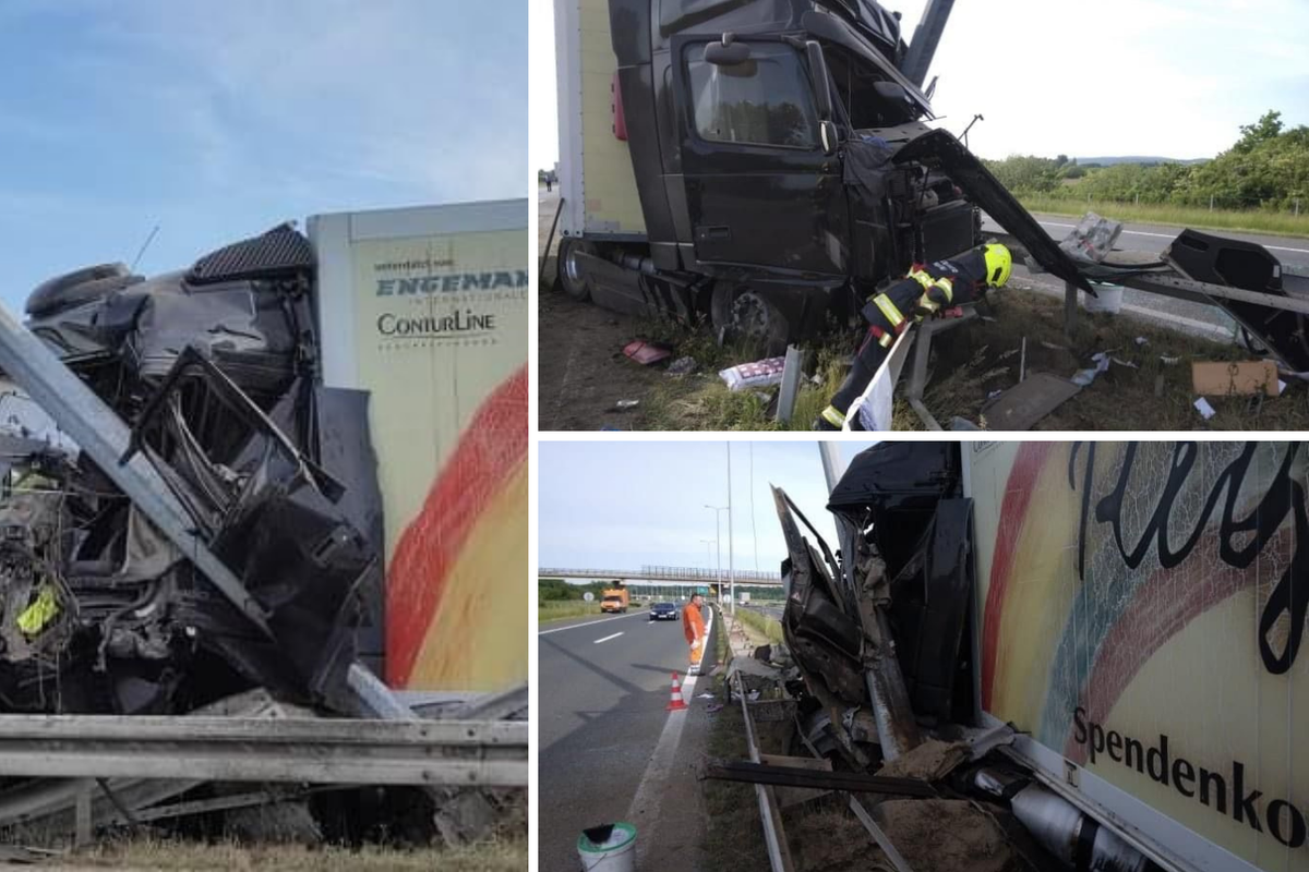 Nesreća na A3 kod Okučana: Dvoje ozlijeđenih, vatrogasci iz kamiona morali izvući vozača