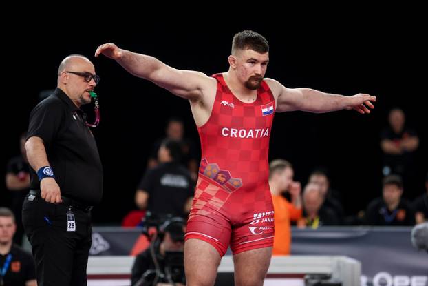 Zagreb: Nakon operacije kuka Marko Milanović natječe se u Areni na turniru u hrvanju 