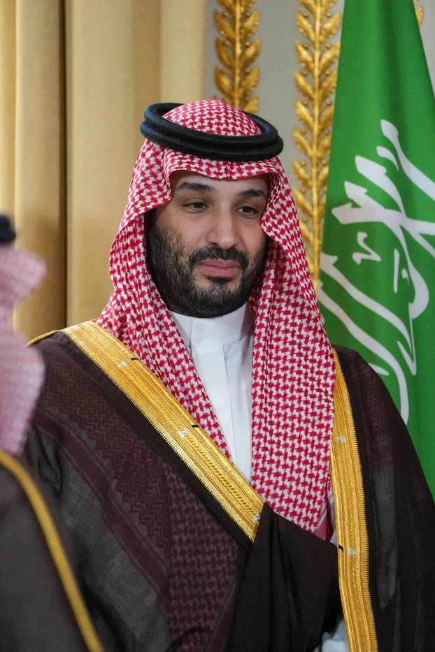 Macron And MBS Sign Strategic Partnership At Elysee Palace - Paris
