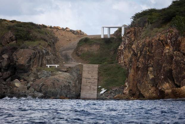 Little Saint James, the small private island formerly owned by the late financier Jeffrey Epstein