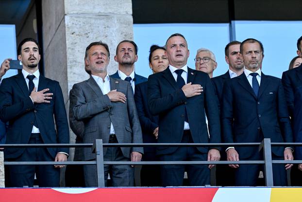 Berlin: Svečana loža Olimpijskog stadiona tijekom susreta između Španjolske i Hrvatske