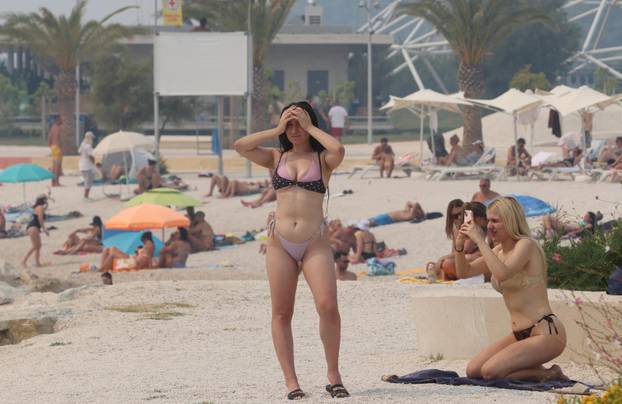 Zadnji trzaji ljeta na splitskim plažama