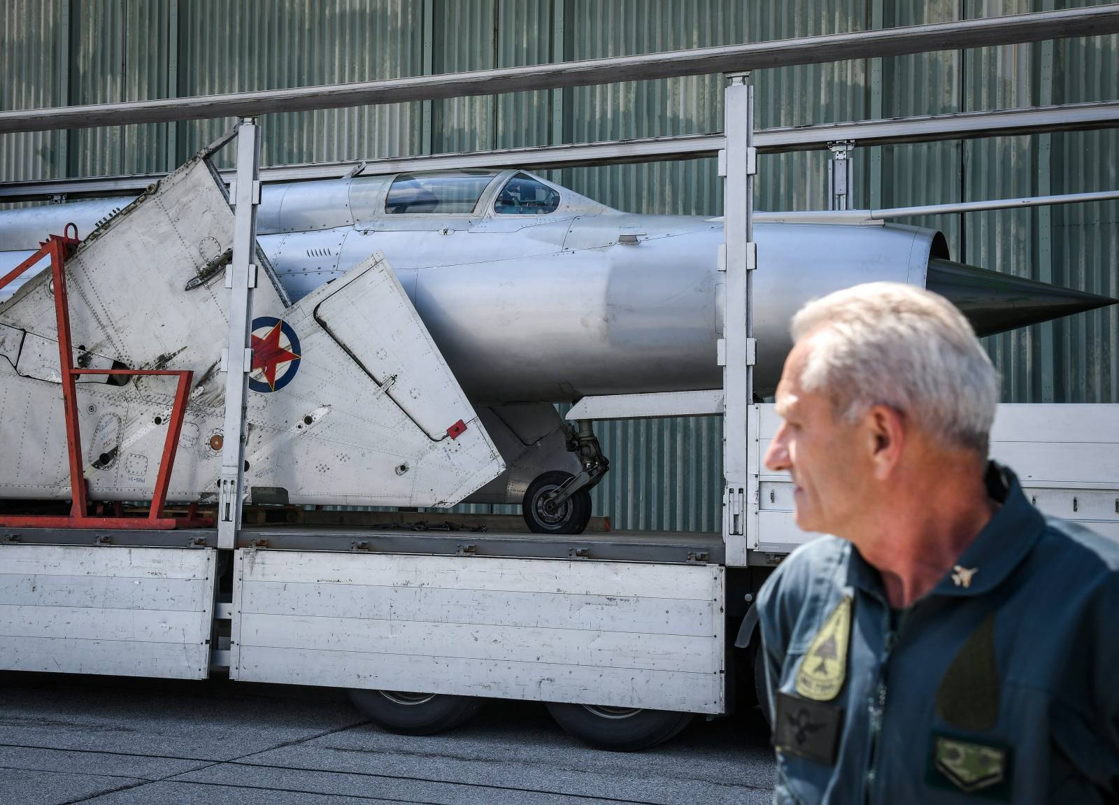 MiG 21 pilota Rudolfa PereÅ¡ina stigao u Hrvatsku