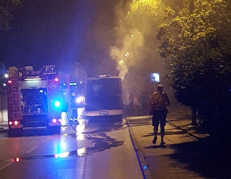 Zapalio se gradski autobus u Puli, srećom nema ozlijeđenih