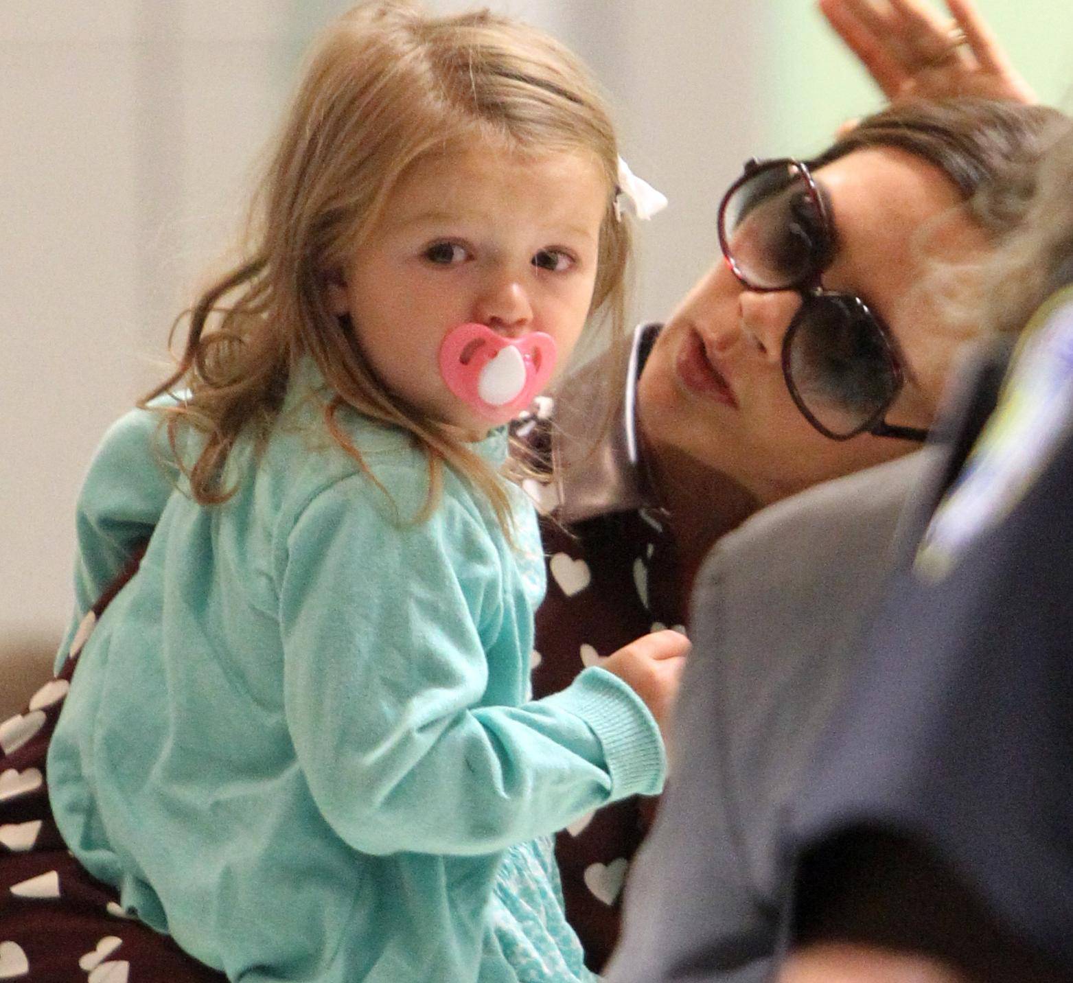 Victoria Beckham at the airport in New York