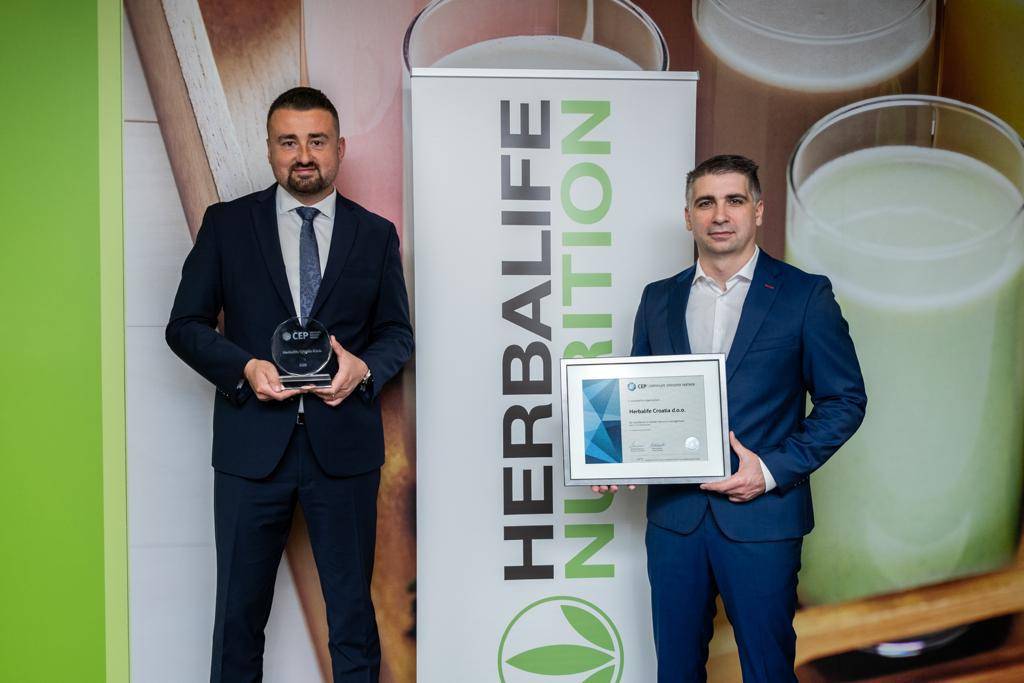 Tvrtka Herbalife dobila priznanje za upravljanje ljudskim resursima