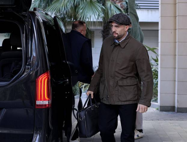 Podstrana: Okupljanje hrvatske nogometne reprezentacije uoči utakmica protiv Francuske