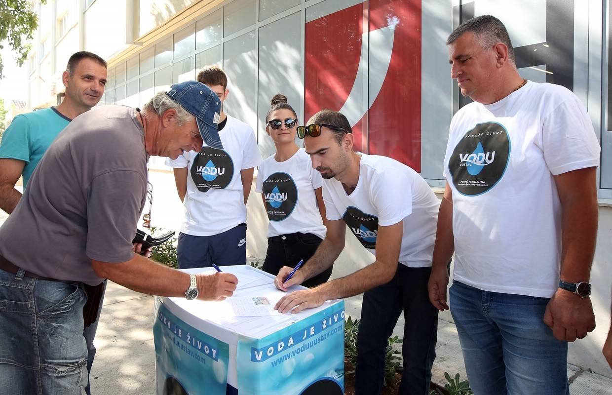 Most: Peticijom vodu Ustavom zaštiti kao ljudsko pravo