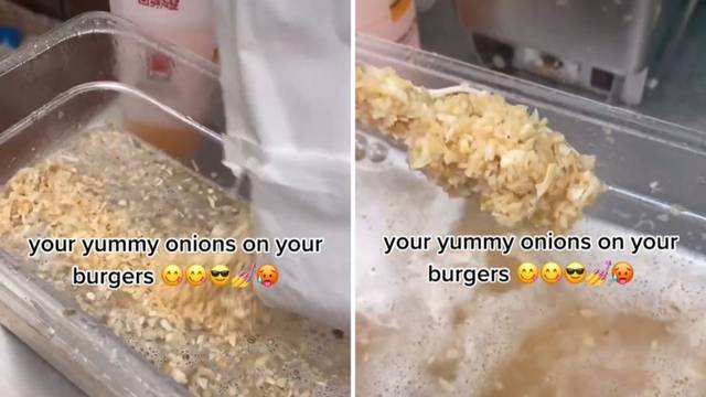 Radnik iz McDonald'sa pokazao u videu kako izgleda luk prije nego što završi u burgerima