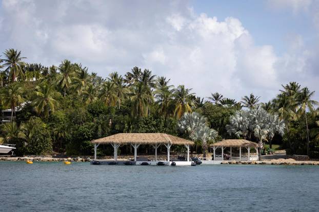 Little Saint James, the small private island formerly owned by the late financier Jeffrey Epstein