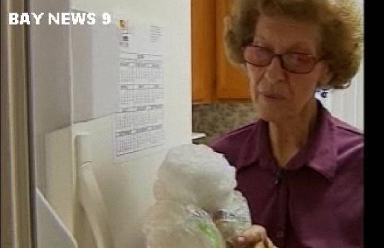 Žena s Floride u hladnjaku 33 god. čuva grudu snijega