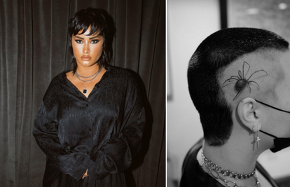 Pjevačica Demi Lovato obrijala glavu i tetovirala pauka, fanovi se zabrinuli: Izgledaš izgubljeno