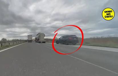 VIDEO Nova budala za volanom! Pogledajte što divljak u BMW-u radi na autocesti kod Gradiške