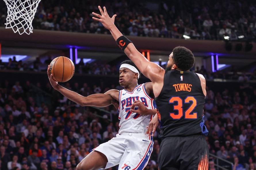 NBA: Playoffs-Philadelphia 76ers at New York Knicks