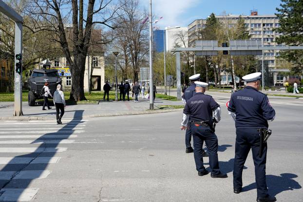 Banja Luka: Prazne gradske ulice i policijsko osiguranje uoči dolaska Donalda Trumpa Jr. u Banja Luku