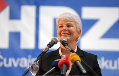 Jadranka Kosor nosi sve liste HDZ-a, nema razdora u stranci