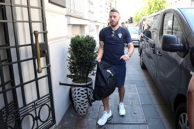 Okupljanje hrvatske nogometne reprezentacije uoči prijateljskog ogleda s Belgijom