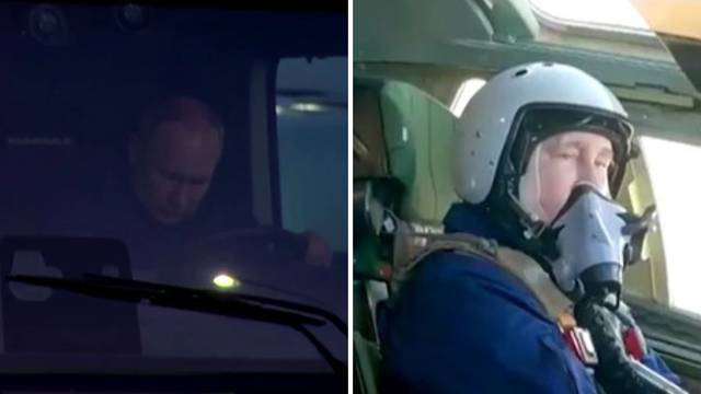VIDEO Putin letio u avionu koji može nositi nuklearno oružje: 'To je novi stroj, pouzdan je...'