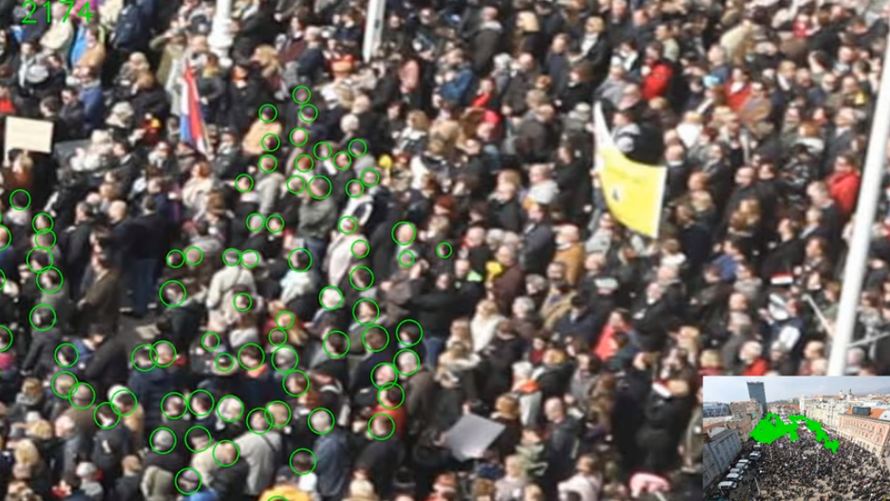 Prosvjed protiv Konvencije: Na Trgu je bilo točno - 8.032 ljudi