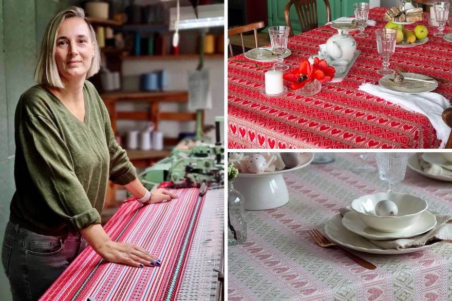 Podsje&cacute;aju na lijepe trenutke: Tata i ja tkamo bakine motive