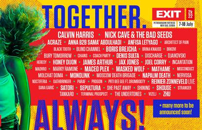 DJ i producent Calvin Harris uz još  više od 60 novih izvođača na EXIT festivalu!