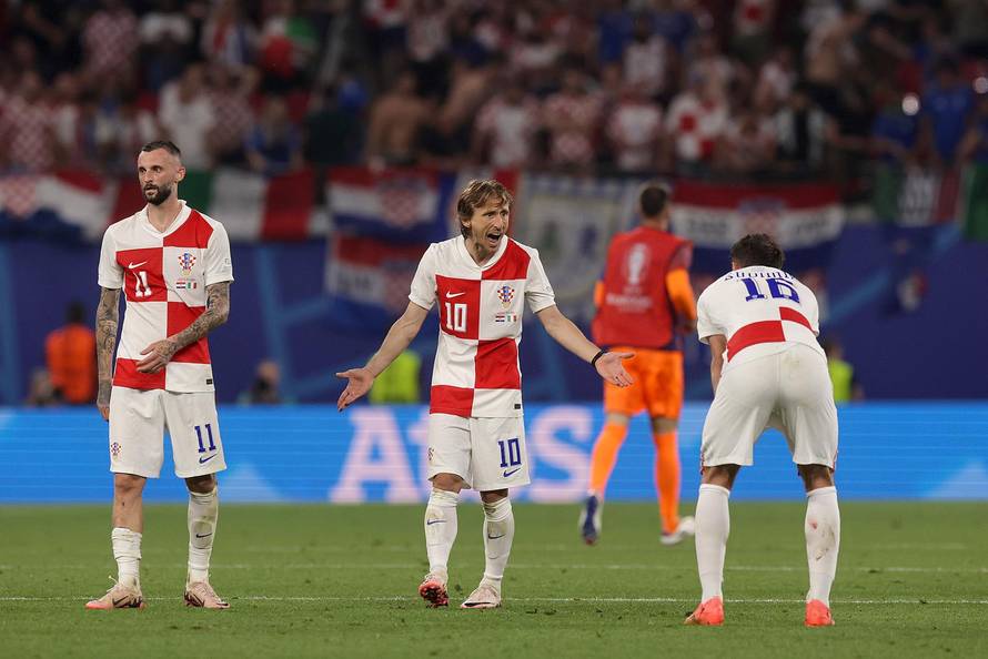 Leipzig: U posljednjem tre?em kolu skupine B na EURU hrvatska nogometna reprezentacija je odigrala 1-1 protiv Italije 