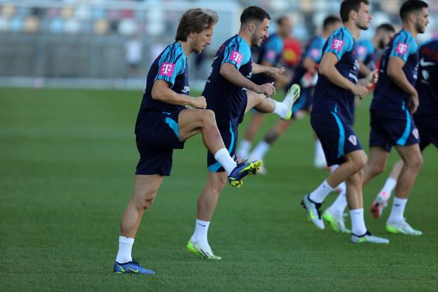 Rijeka: Trening Hrvstake nogometne reprezentacije