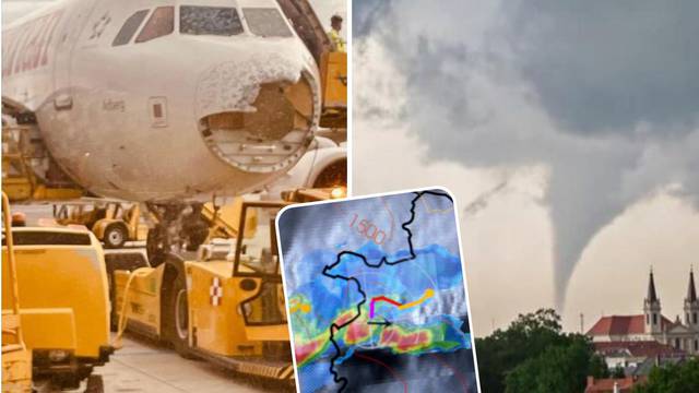 Pogledajte snimku tornada u Mađarskoj! Avion proletio kroz superćeliju. Alarm i za Hrvatsku