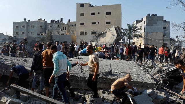 Aftermath of Israeli strikes in Gaza