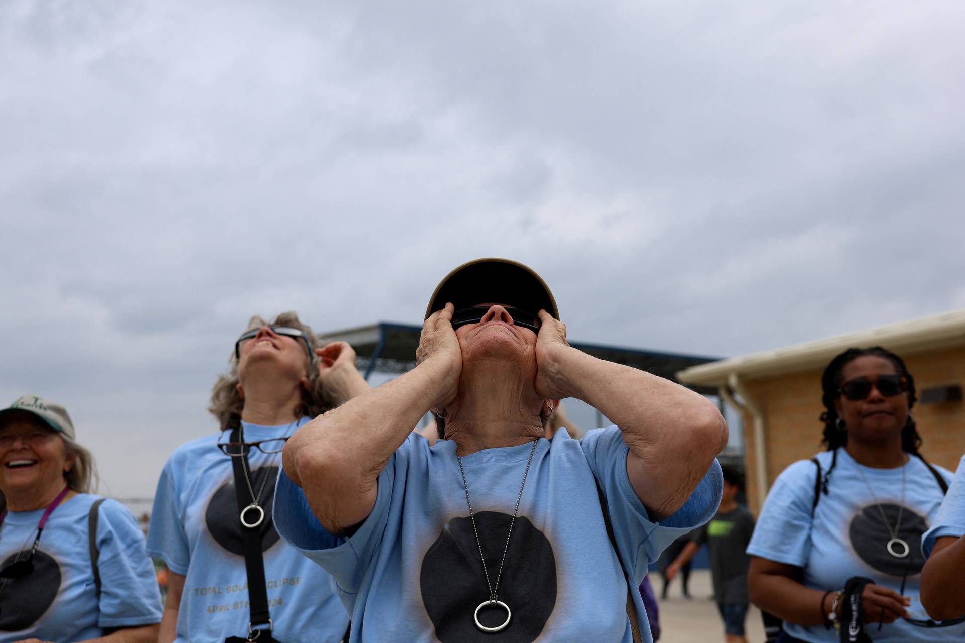 Total solar eclipse darkens skies over parts of North America