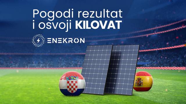 Pogađanjem rezultata utakmice Hrvatska - Španjolska do kućne solarne elektrane