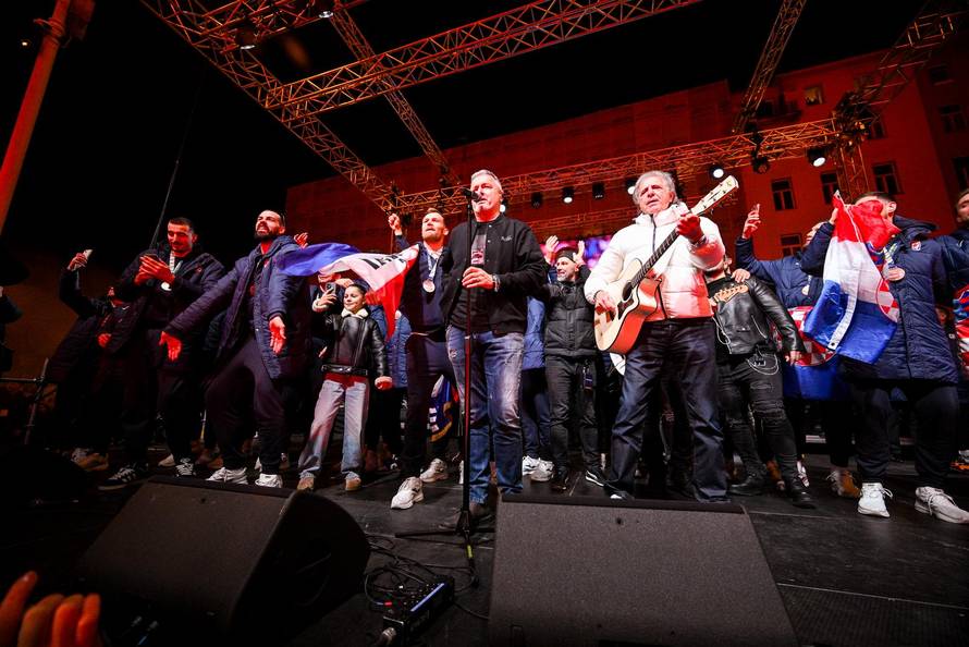 Zagreb: Svečani doček rukometnih reprezentativaca nakon osvojene bronce na Europskom prvenstvu