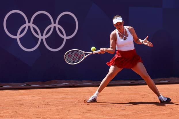 Pariz:  XXXIII. Olimpijske igre Pariz 2024. Prvo kolo tenis, žene, Dona Vekić -  Lucia Bronzetti