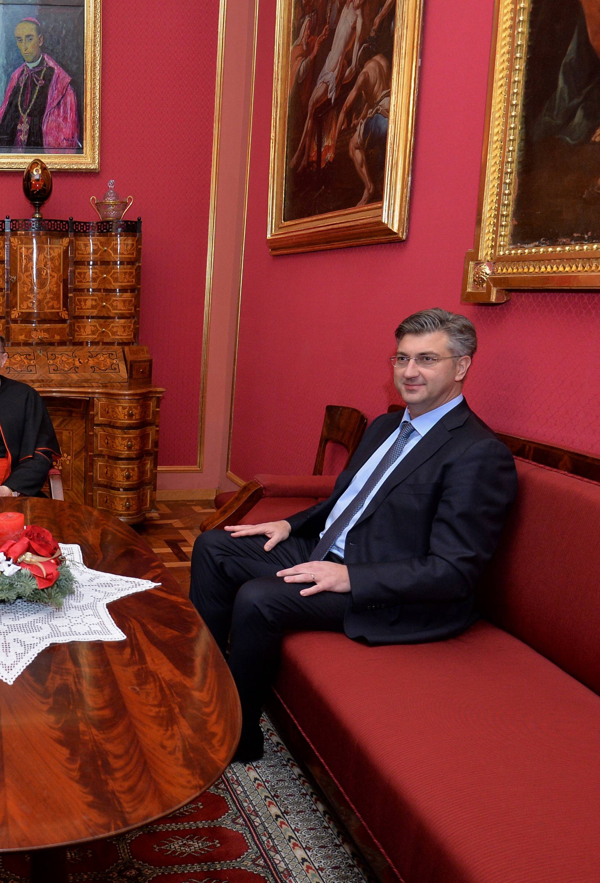 Bozanić i Plenković razgovarali su o suradnji u Crkve i države