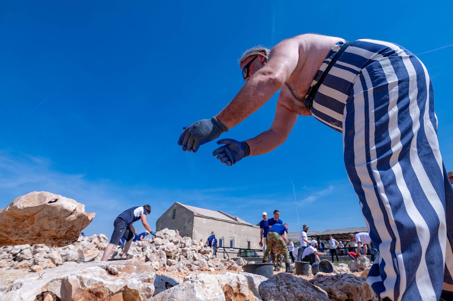 Na Pagu održano prvenstvo Hrvatske u gradnji suhozida