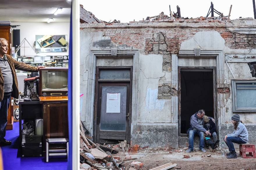 &Zcaron;eljko Vrzan, RTV serviser koji je u centru Petrinje imao radnju razru&scaron;enu u potresu