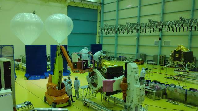 Indian Space Research Organization (ISRO) scientists work on various modules of lunar mission Chandrayaan-2 at ISRO Satellite Integration and Test Establishment (ISITE) in Bengaluru