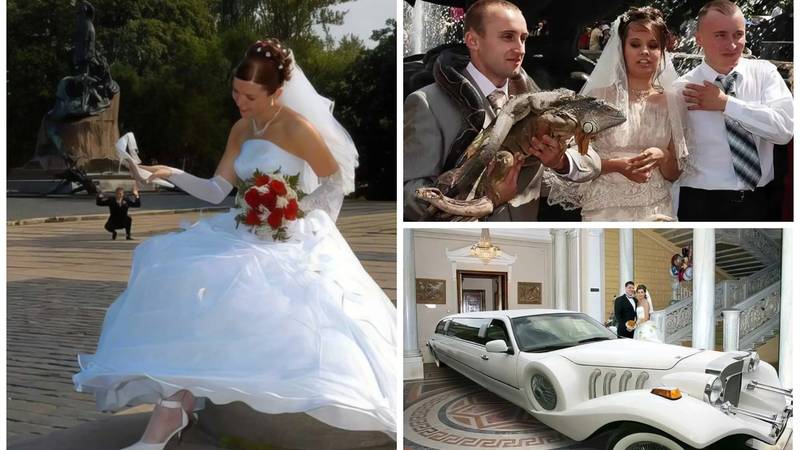 FOTO 30 krindž vjenčanja! Žena u toplesu, piton oko vrata i upropaštene fotke. I to nije sve!