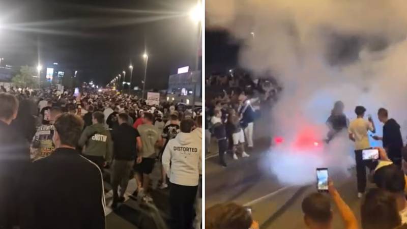 Kaos kod Rijeke: Blokirali su promet i driftali po kružnim tokovima, policija krenula u lov