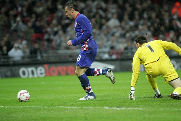 ARHIVA - 21.11.2007. Hrvatska nogometna reprezentacija na Wembleyju pobijedila Englesku 3-2