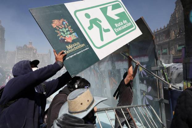 Protest against insecurity and corruption in country, in Mexico City