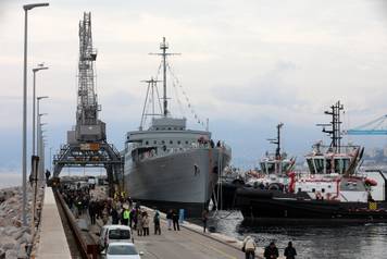 Rijeka: Brod Galeb dotegljen je u rije?ku luku