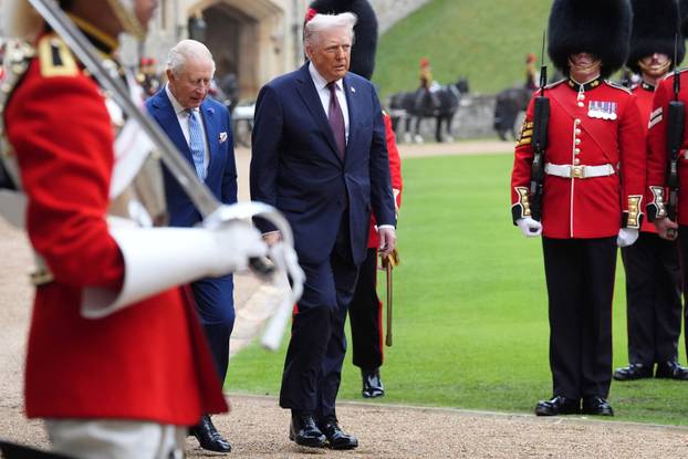 U.S. President Trump makes second state visit to Britain