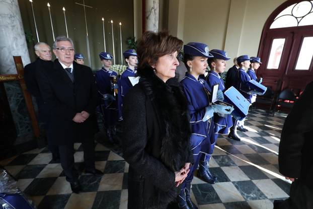 Zagreb: Odavanje počasti Miroslavu Ćiri Blaževiću na Mirogoju