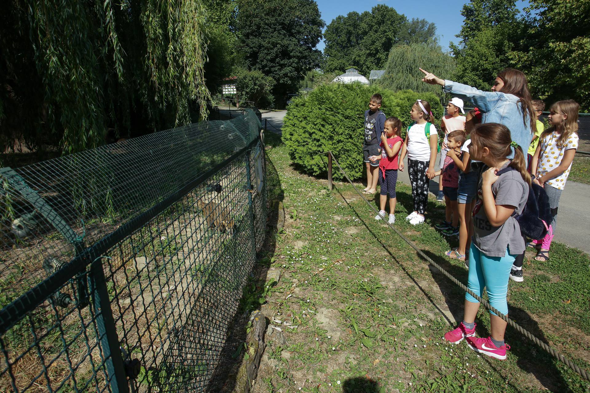 Mali Osječani praznike provode u Zoološkom vrtu i uživaju učeći o zmijama, devama i ribama