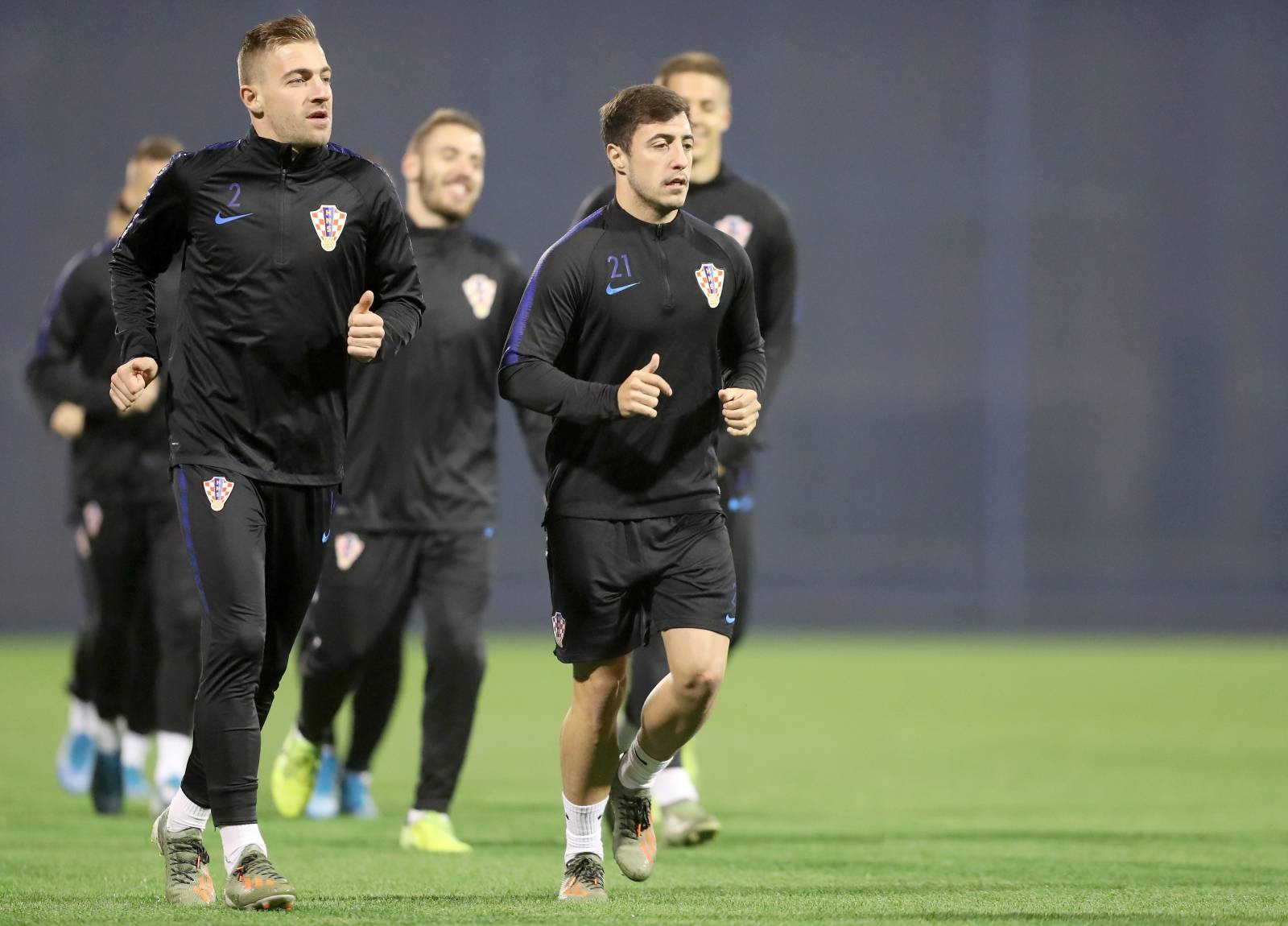 Zagreb: Prvi trening hrvatske reprezentacije uoči utakmice protiv Slovačke