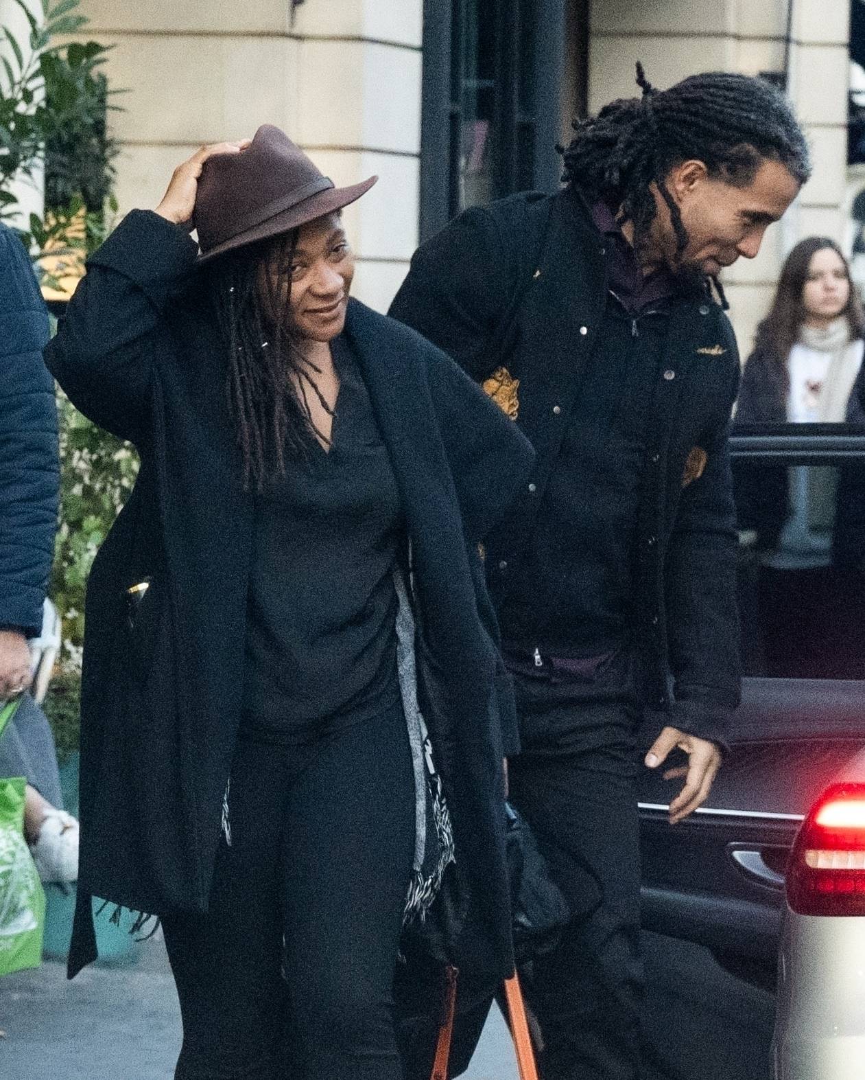 *EXCLUSIVE* Angelina Jolie’s rumoured boyfriend British rapper Akala seen in London with his business partner and talent manager Chanelle Newman