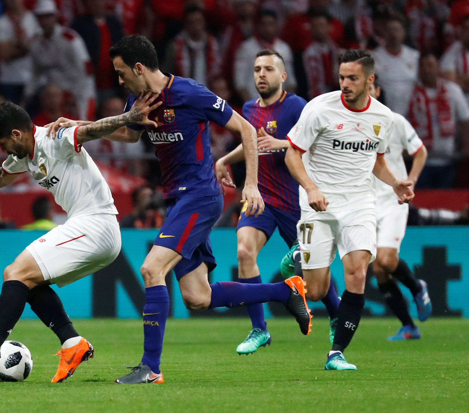 Spanish King's Cup Final - FC Barcelona v Sevilla