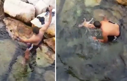Urnebesna snimka lova na hobotnicu: 'Eto je, eto je ispod! Pazi stat ćeš nogom na nju!'