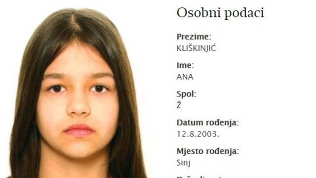 Maloljetnica iz Dicma ponovno je nestala: Posljednji je put viđena u utorak u Kaštel Lukšiću
